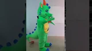Adult Size Green Dragon mascot costume-Dragon mascot costume