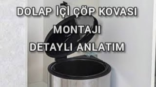 Dolap İçi̇ Çöp Kovasi Montaji