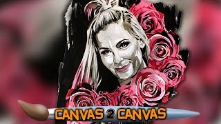 The Queen Of Harts Hits The Canvas Wwe Canvas 2 Canvas