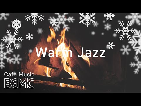 🎄⛄️ Christmas Songs Winter Jazz - Relaxing Slow Jazz Music with Fireplace