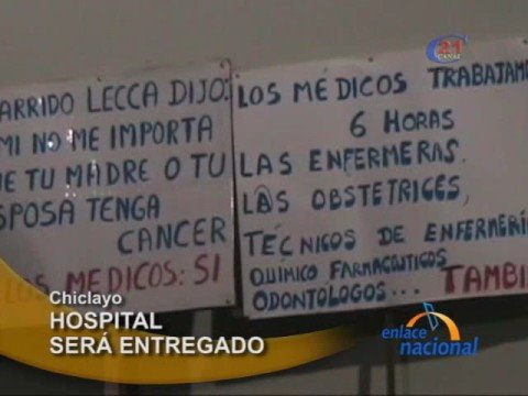 Médicos En Huelga De Lambayeque Entregan Hospital Las Mercedes Este Domingo Médicos En Huelga De Lambayeque Entregan Hospital Las Mercedes Este Domingo
