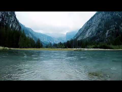 Pemandangan Alam Yang Indah Gunung - Hujan | background video pemandangan