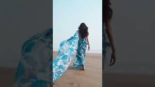 Madhumita Sarcar New Trending Reels Black Saree Hot Look Actress