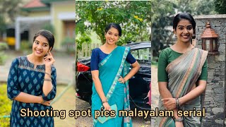 Monisha Malayalam Serial Shooting Pics
