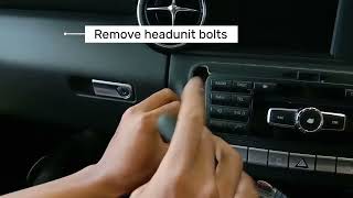 Remove Headunit On W172Mercedes-Benz Slk