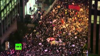 Video: Mass protests hit Brazil over transport fares, FIFA cup overspending