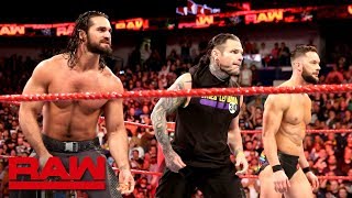 Jeff Hardy helps Seth Rollins and Finn Bálor push back The Miztourage: Raw, April 9, 2018 Jeff Hardy helps Seth Rollins and Finn Bálor push back The Miztourage: Raw, April 9, 2018
