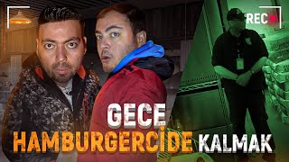 Gece Gi̇zli̇ce Hamburgerci̇de Kaldik