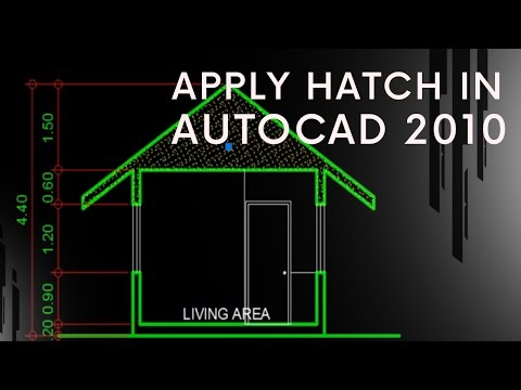 How To Apply Hatch in AutoCAD 2010