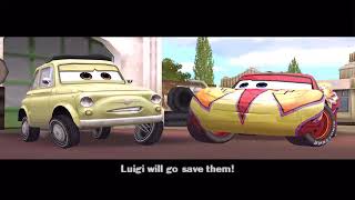 Luigi Rescues Tires And Hubcaps Cars