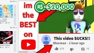I Made A Fake Roblox Youtube Troll Account... And Advertised It.
