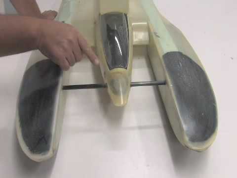 Building an rc 1/8 scale unlimited hydroplane boat; SG118H kit 