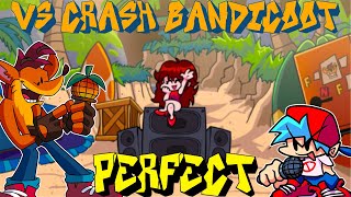 Friday Night Funkin - Perfect Combo -Vs Crash Bandicoot Mod Cutscenes Hard
