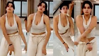 Jhanvi Kapoor Hottest Dance Video For Perfect Song Actress Janhvi Kapoor Latest Videos Dance Moves