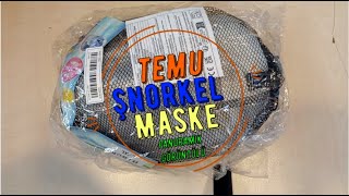 Temu Dan Aldığımız Tam Yüz Şnorkel Maske İncelemesi