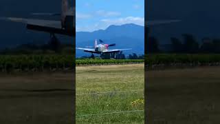 Stunning Yak 3 Touching Down At Omaka Aerodrome