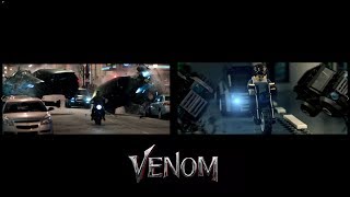 Venom Official Trailer In Lego Comparison