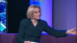 Emily Maitlis - Black Tights & Boots - 22321