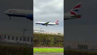British Air Ways Boeing 777236 Coming From Abuja Landing Heathrow Airport London