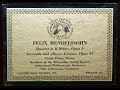 Frank Pelleg: Quartet in B minor for Piano and Strings, Op. 3 (1) (Mendelssohn) - 1954 Recording