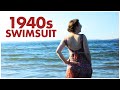 Making a 1940s Swimsuit From a Vintage Sewing Pattern | Retro Swimwear