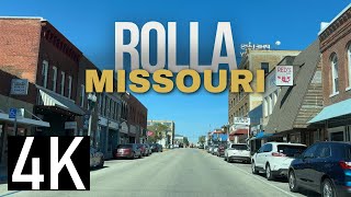Road Tour Of Rolla, Mo In 4K - Downtown & Missouri S&T Missouri University Of Science & Technology