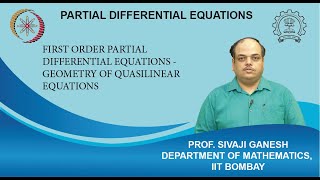 Lecture 2.2 First Order Partial Differential Equations - Geometry Of Quasilinear Equations