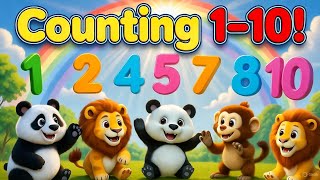Counting 10 Little Pandas Bloom&Learn Nursery Rhymes & Kids Songs Learn Numbers 1 To 10