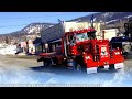Big rig funeral parade in Williams Lake, BC February 1, 2014