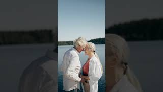 Over The Sea Old Age Couple