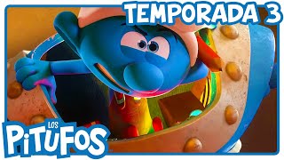 El Pitufo Contra La Máquina Los Pitufos 3D Dibujos Animados Para Niños
