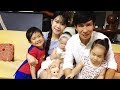 Các Con Của Ca Sỹ Lý Hải Minh Hà Siêu Đáng Yêu Cherry, Sunny và Rio
