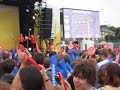 Kids in Glass Houses Aberystwyth welcoming the Olympic Flame