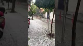 Mersi̇n Beyaza Büründü