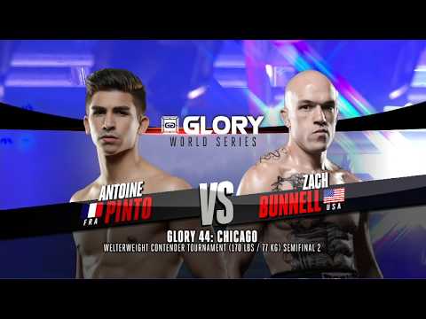 FULL MATCH - Antoine Pinto vs. Zach Bunnell - Tournament Semi-finals: GLORY 44 Chicago