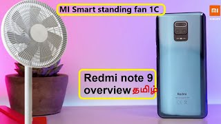 Redmi note 9 and Mi smart standing fan 1 c || Overview