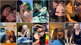 Hot lesbian couple kiss. Instagram lesbian couple part 1.
