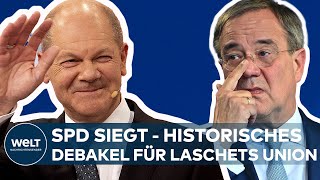 Bundestagswahl 2021 Sieg Für Scholz Und Die Spd - Historisches Debakel Für Laschet Und Die Union
