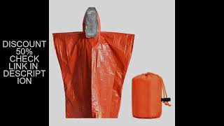 Extra Long Raincoat Camping Gear Uni Raincoat Survival Gear Emergency Blanket Heavy Duty For Outd