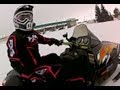 CK Loses Her Bearings - Fun Snowmobile Ride - Poker Derby Feb. 17 2013