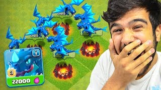 ATÉ ME ASSUSTEI!! TESTEI O NOVO DRAGÃO ELÉTRICO DO CLASH OF CLANS!! ATÉ ME ASSUSTEI!! TESTEI O NOVO DRAGÃO ELÉTRICO DO CLASH OF CLANS!!