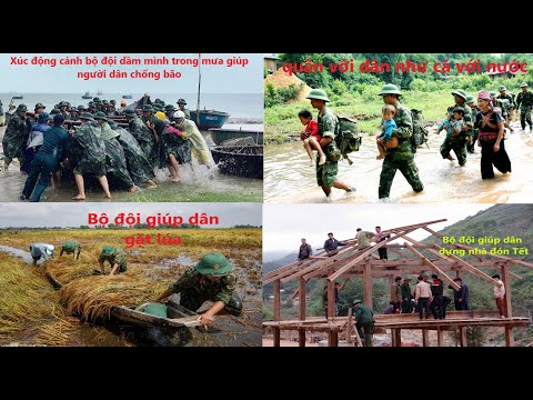 những hình ảnh đẹp về tình quân dân của bộ đội việt nam