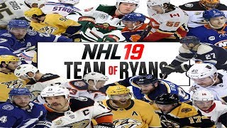 WHAT IF EVERY RYAN IN THE NHL PLAYED FOR THE SAME TEAM?