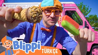 Blippi Bir Dondurma Kamyonunu Keşfediyor Blippi Türkçe - Çocuklar Için Eğitici Videolar