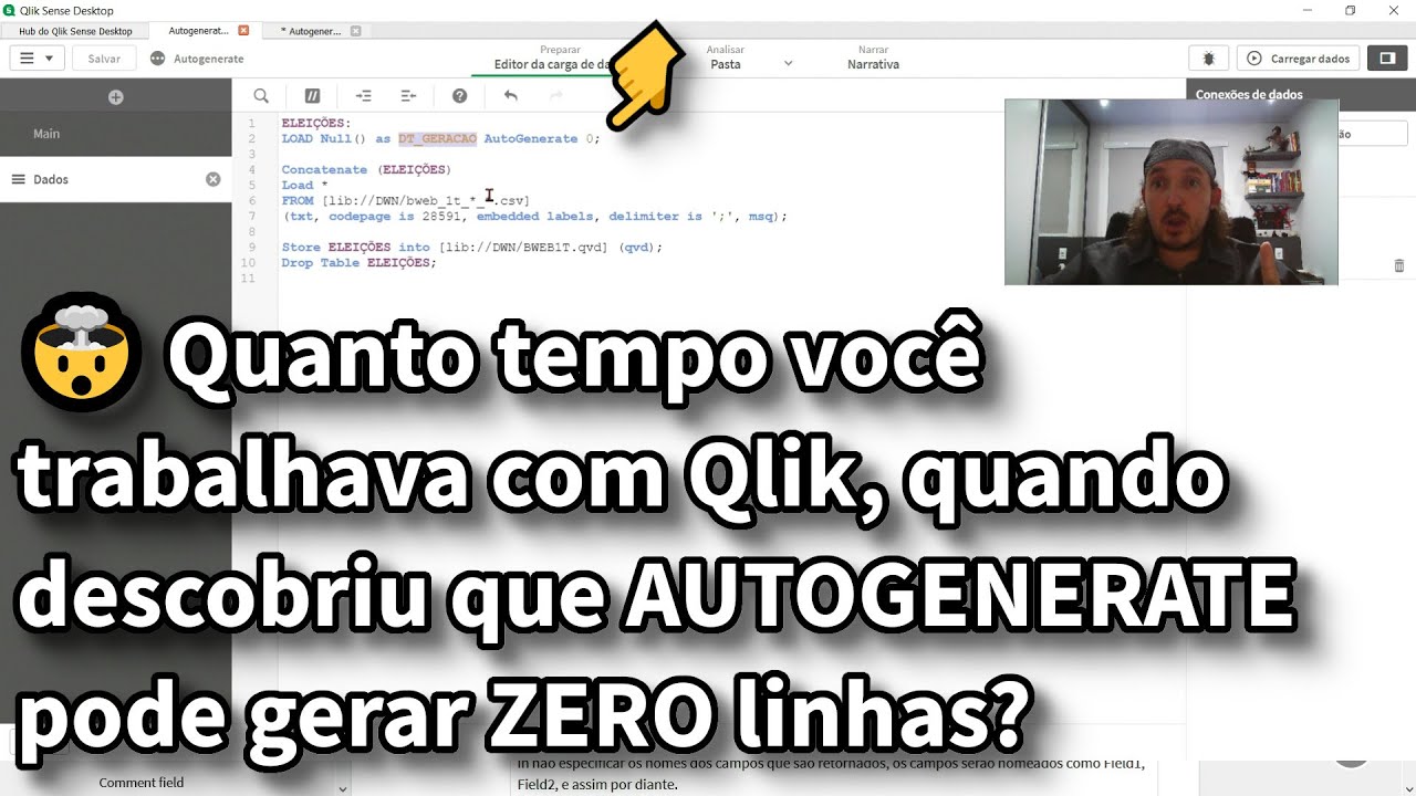 🤯 Quanto tempo você trabalhava com Qlik, quando descobriu que AUTOGENERATE pode gerar ZERO linhas?