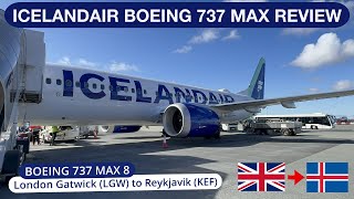 Icelandair Boeing 737 Max Economy Cl London Gatwick Lgw - Reykjavik Kef