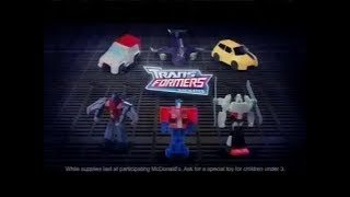 Mcdonalds Happy Meal Ad - Transformers Tf Animated Logo Variant, 2008
