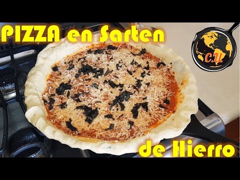 Pizza en Sartén de Hierro | Cocina Universal