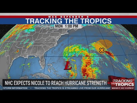Play this video Hurricane watch issued for Florida39s east coast ahead of Subtropical Storm Nicole