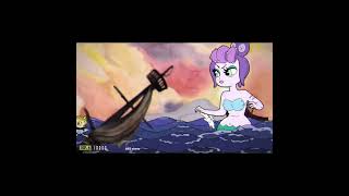 Cala Maria Without Plane Reverse Super Art Boss Fight -Cuphead Dlc